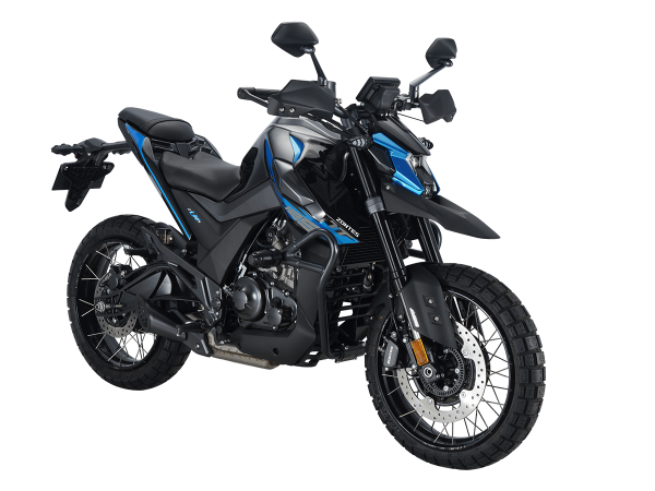 Мотоцикл дорожный Zontes (Зонтес) ZT200 - U1 (4T ZT163ML EFI) 17/17 (2025 г.) чёрный/синий с ПТС | Мототека