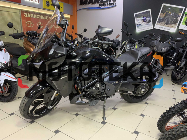 Мотоцикл дорожный Zontes (Зонтес) ZT350 - VX (4T ZT184MP EFI) 17/17 (2023 г.) чёрный с ПТС | Мототека