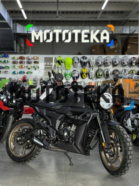 Мотоцикл дорожный ZONTES (Зонтес) ZT200 - G1 17/17 (4T ZT163ML EFI) чёрный/золотой (2024 г.) с ПТС | Мототека