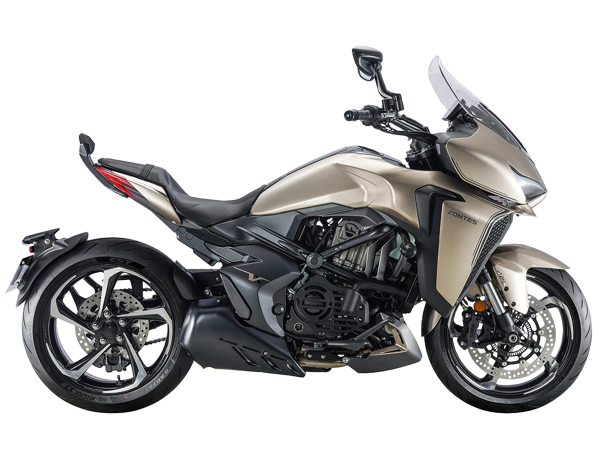 Мотоцикл дорожный Zontes (Зонтес) ZT350 - VX (4T ZT184MP EFI) 17/17 (2023 г.) золотой с ПТС | Мототека